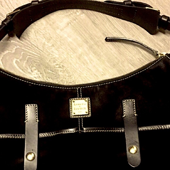 DOONEY & BOURKE BLACK SHOULDER/HOBO BAG - Picture 3 of 10
